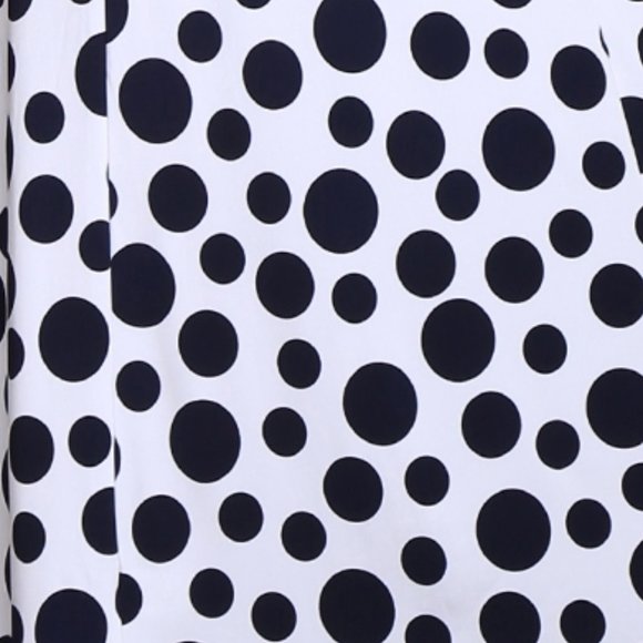 New Surplice Mix Dot Belted Maxi Print Dress Navy - Picture 7 of 10